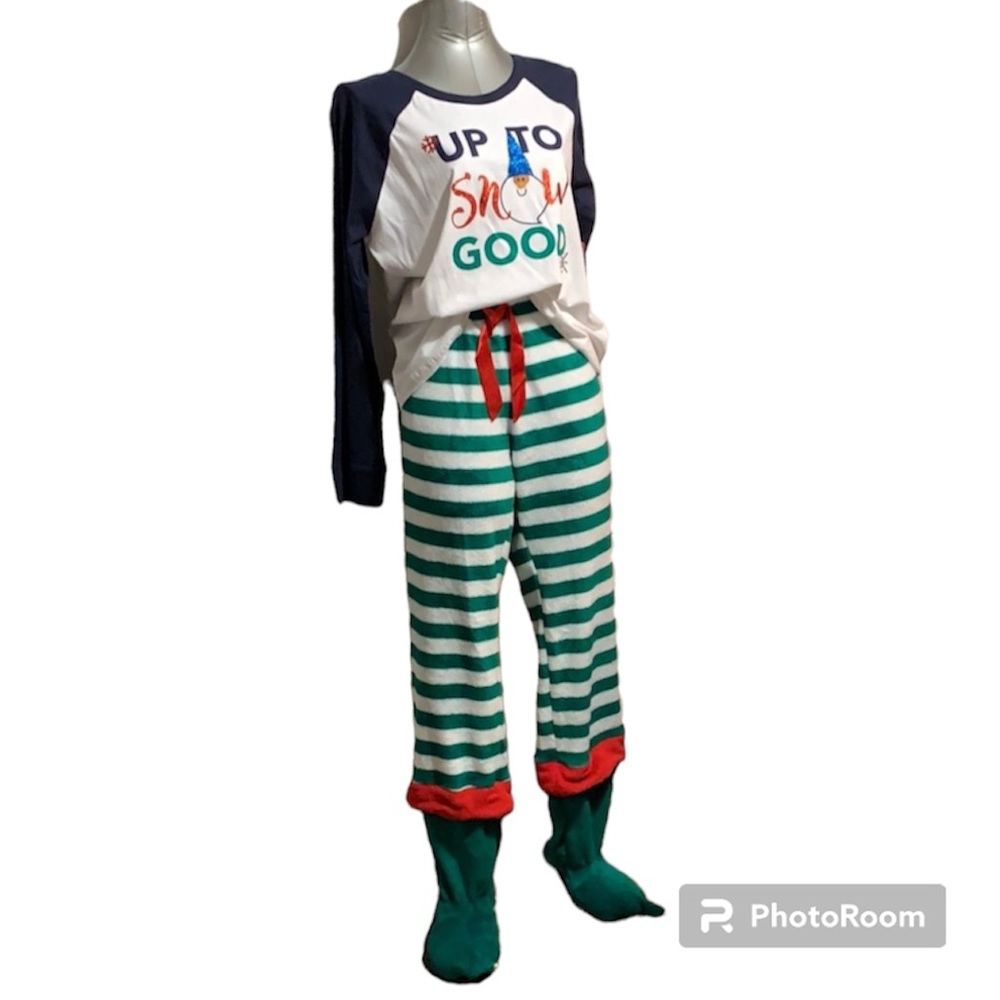 Elf pants pajamas NWT